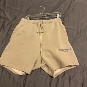 Fear of God Essentials Tan Men Shorts